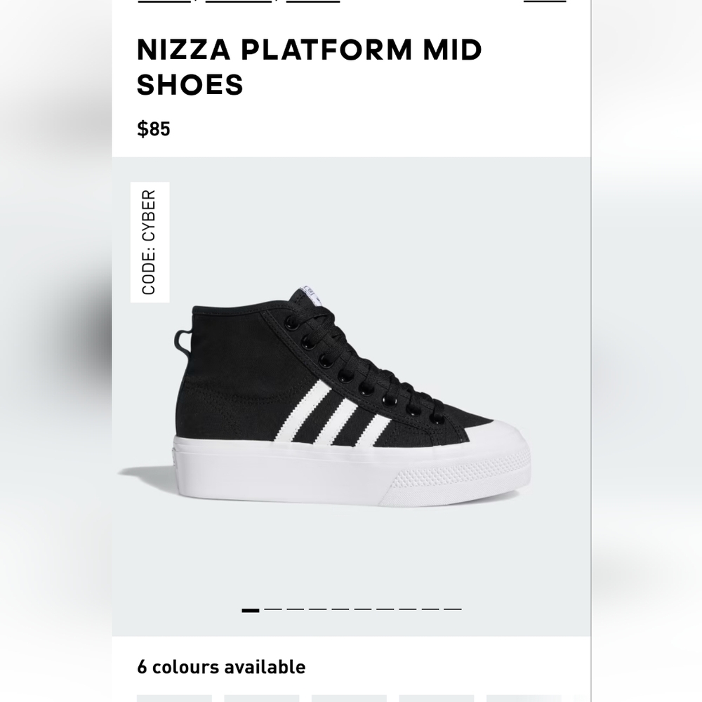 Adidas Nizza Platform Mid Shoes